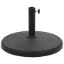 Base de sombrilla redonda de poliresina negra 19 kg de vidaXL, Bases para sombrillas - Ref: Foro24-45197, Precio: 67,30 €, De...