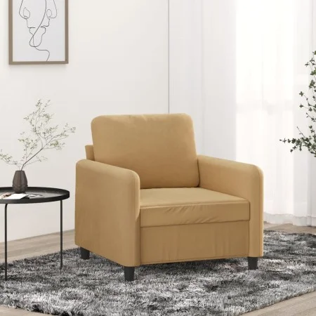 Sillón de terciopelo marrón 60 cm de , Sofás - Ref: Foro24-359429, Precio: 118,86 €, Descuento: %