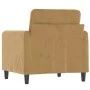 Sillón de terciopelo marrón 60 cm de , Sofás - Ref: Foro24-359429, Precio: 118,86 €, Descuento: %