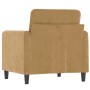 Sillón de terciopelo marrón 60 cm de , Sofás - Ref: Foro24-359429, Precio: 121,30 €, Descuento: %