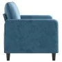Sofá de 2 plazas terciopelo azul 120 cm de , Sofás - Ref: Foro24-359441, Precio: 239,31 €, Descuento: %