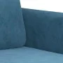 Sofá de 2 plazas terciopelo azul 120 cm de , Sofás - Ref: Foro24-359441, Precio: 239,31 €, Descuento: %