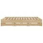 Cama con cajones madera ingeniería roble Sonoma 180x200 cm de , Camas y somieres - Ref: Foro24-3207254, Precio: 234,38 €, Des...