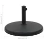 Base de sombrilla redonda de poliresina negra 19 kg de vidaXL, Bases para sombrillas - Ref: Foro24-45197, Precio: 65,81 €, De...