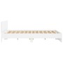 Estructura de cama con cabecero blanca 160x200 cm de , Camas y somieres - Ref: Foro24-3207469, Precio: 150,61 €, Descuento: %