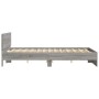 Estructura de cama con cabecero gris Sonoma 150x200 cm de , Camas y somieres - Ref: Foro24-3207481, Precio: 169,62 €, Descuen...