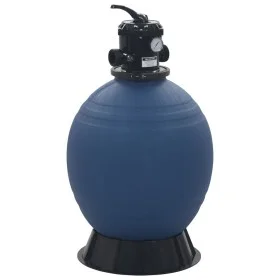Pool sand filter with 6-position blue valve, 560 mm. by vidaXL, Pool and spa filters - Ref: Foro24-91727, Price: 298,81 €, Di...
