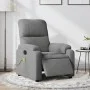 Sillón reclinable masaje eléctrico tela microfibra gris oscuro de , Sillones - Ref: Foro24-3204924, Precio: 336,91 €, Descuen...
