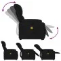 Sillón reclinable de masaje elevable tela de microfibra negro de , Sillones - Ref: Foro24-3204939, Precio: 301,37 €, Descuent...