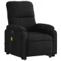 Sillón masaje eléctrico reclinable elevable tela negro de , Sillones - Ref: Foro24-3204953, Precio: 351,96 €, Descuento: %