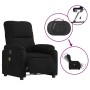 Sillón masaje eléctrico reclinable elevable tela negro de , Sillones - Ref: Foro24-3204953, Precio: 331,76 €, Descuento: %