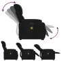 Sillón masaje eléctrico reclinable elevable tela negro de , Sillones - Ref: Foro24-3204953, Precio: 351,96 €, Descuento: %