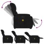 Sillón masaje eléctrico reclinable elevable tela negro de , Sillones - Ref: Foro24-3204953, Precio: 331,76 €, Descuento: %