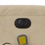 Sillón reclinable masaje eléctrico tela microfibra color crema de , Sillones - Ref: Foro24-3204926, Precio: 302,97 €, Descuen...