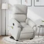 Sillón masaje eléctrico reclinable elevable tela gris claro de , Sillones - Ref: Foro24-3204951, Precio: 362,27 €, Descuento: %