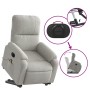 Sillón masaje eléctrico reclinable elevable tela gris claro de , Sillones - Ref: Foro24-3204951, Precio: 352,68 €, Descuento: %