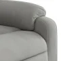 Sillón masaje eléctrico reclinable elevable tela gris claro de , Sillones - Ref: Foro24-3204951, Precio: 362,27 €, Descuento: %