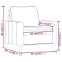 Sillón de terciopelo marrón 60 cm de , Sofás - Ref: Foro24-359186, Precio: 132,45 €, Descuento: %