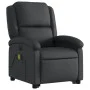 Sillón de masaje elevable eléctrico cuero auténtico negro de , Sillones - Ref: Foro24-3204274, Precio: 440,82 €, Descuento: %