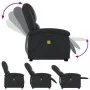 Sillón de masaje elevable eléctrico cuero auténtico negro de , Sillones - Ref: Foro24-3204274, Precio: 440,82 €, Descuento: %