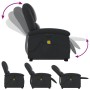 Sillón de masaje elevable eléctrico cuero auténtico negro de , Sillones - Ref: Foro24-3204274, Precio: 420,43 €, Descuento: %