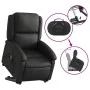Sillón de masaje elevable eléctrico cuero auténtico negro de , Sillones - Ref: Foro24-3204274, Precio: 440,82 €, Descuento: %