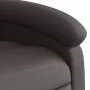 Sillón reclinable eléctrico de cuero auténtico marrón oscuro de , Sillones - Ref: Foro24-3204255, Precio: 368,14 €, Descuento: %