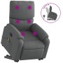 Silla de masaje reclinable de pie de tela gris oscuro de , Sillones - Ref: Foro24-3204837, Precio: 266,87 €, Descuento: %