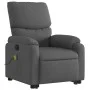 Silla de masaje reclinable de pie de tela gris oscuro de , Sillones - Ref: Foro24-3204837, Precio: 286,31 €, Descuento: %