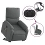 Silla de masaje reclinable de pie de tela gris oscuro de , Sillones - Ref: Foro24-3204837, Precio: 286,31 €, Descuento: %