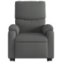 Silla de masaje reclinable de pie de tela gris oscuro de , Sillones - Ref: Foro24-3204837, Precio: 266,87 €, Descuento: %