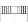 Cabecero de metal negro 140 cm de , Cabeceros y pies de cama - Ref: Foro24-374470, Precio: 33,61 €, Descuento: %