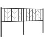 Cabecero de metal negro 160 cm de , Cabeceros y pies de cama - Ref: Foro24-374472, Precio: 34,27 €, Descuento: %