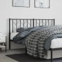 Cabecero de metal negro 160 cm de , Cabeceros y pies de cama - Ref: Foro24-374472, Precio: 34,27 €, Descuento: %