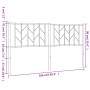 Cabecero de metal negro 160 cm de , Cabeceros y pies de cama - Ref: Foro24-374472, Precio: 34,27 €, Descuento: %