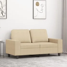 Sofá de 2 plazas de tela color crema 120 cm de , Sofás - Ref: Foro24-359385, Precio: 252,45 €, Descuento: %
