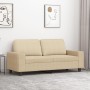 Sofá de 2 plazas de tela color crema 140 cm de , Sofás - Ref: Foro24-359393, Precio: 239,52 €, Descuento: %
