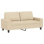 Sofá de 2 plazas de tela color crema 140 cm de , Sofás - Ref: Foro24-359393, Precio: 239,52 €, Descuento: %