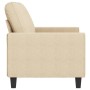 Sofá de 2 plazas de tela color crema 140 cm de , Sofás - Ref: Foro24-359393, Precio: 239,52 €, Descuento: %