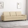 Sofá de 3 plazas de tela crema 180 cm de , Sofás - Ref: Foro24-359401, Precio: 281,80 €, Descuento: %