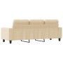 Sofá de 3 plazas de tela crema 180 cm de , Sofás - Ref: Foro24-359401, Precio: 283,04 €, Descuento: %