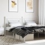 Cabecero de metal blanco 200 cm de , Cabeceros y pies de cama - Ref: Foro24-374426, Precio: 42,04 €, Descuento: %
