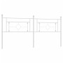 Cabecero de metal blanco 200 cm de , Cabeceros y pies de cama - Ref: Foro24-374426, Precio: 42,04 €, Descuento: %