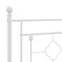 Kopfteil aus weißem Metall, 200 cm von , Kopf- und Fußteile - Ref: Foro24-374426, Preis: 41,45 €, Rabatt: %