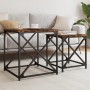 Mesas de centro apilables 2 pzas madera ingeniería roble humo de , Mesas de centro - Ref: Foro24-838945, Precio: 43,31 €, Des...