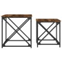 Mesas de centro apilables 2 pzas madera ingeniería roble humo de , Mesas de centro - Ref: Foro24-838945, Precio: 43,31 €, Des...