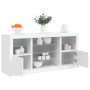 Aparador con luces LED blanco 142,5x37x67 cm de , Aparadores - Ref: Foro24-3209086, Precio: 185,18 €, Descuento: %
