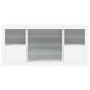 Aparador con luces LED blanco 142,5x37x67 cm de , Aparadores - Ref: Foro24-3209086, Precio: 185,18 €, Descuento: %