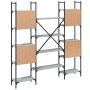 Estantería de madera ingeniería gris Sonoma 155,5x24x166,5 cm de , Librerías y estanterías - Ref: Foro24-838861, Precio: 102,...