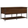 Banco almacenaje madera ingeniería marrón roble 100x42,5x47 cm de , Bancos para recibidores y almacenamiento - Ref: Foro24-83...